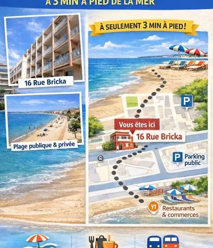 Juan Les Pins Near アパート アンティーブ